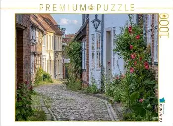 Calvendo Puzzle &bdquo;Historisches L&uuml;neburg mit Rosenzauber" 1000 Teile, 64&times;48cm