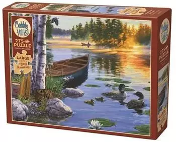 Green Board Games Puzzle &bdquo;Morgen am See", 275 Teile