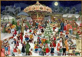 Coppenrath Puzzle &bdquo;Nostalgischer Weihnachtsmarkt" 1000 Teile (97026)