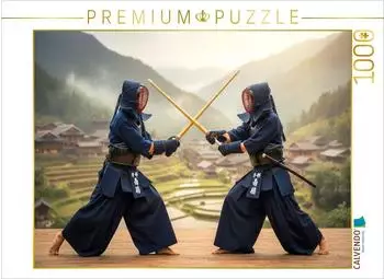 Calvendo Puzzle Kendo Kampfsport, 1000 Teile, 64x48cm