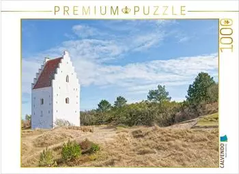 Calvendo Puzzle "Versandete Kirche bei Skagen" 1000 Teile 64&times;48cm