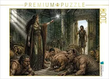 Calvendo Puzzle „In den Fängen der Kirke" 1000 Teile, 64×48cm