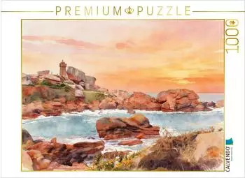 Calvendo Foto-Puzzle &bdquo;C&ocirc;te de Granit Ros&eacute;" 1000 Teile, 64x48cm