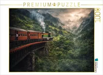 Calvendo Puzzle &bdquo;Auf Schienen durch das Hochland" 1000 Teile, 64x48cm