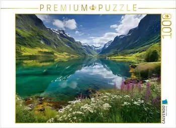 Calvendo Puzzle Oldevatnet, Stryn 1000 Teile, 64x48cm