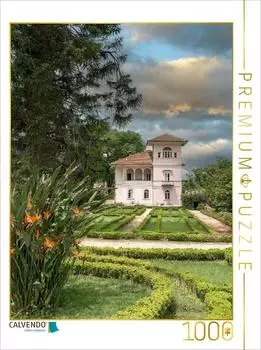 Calvendo Puzzle "Nebengeb&auml;ude mit romantischem Garten und wundervoller Flora" 1000 Teile, 64&times;48cm