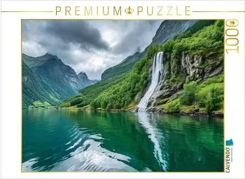 Calvendo Puzzle Norwegen &ndash; N&aelig;r&oslash;yfjord, 1000 Teile, 64&times;48cm