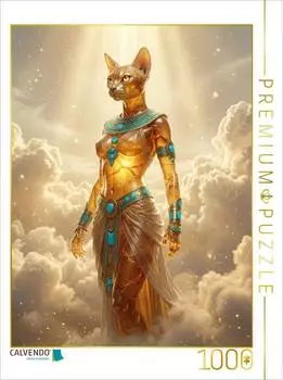 Calvendo Puzzle "Bastet - Katzeng&ouml;ttin des Schutzes" 1000 Teile 64x48cm