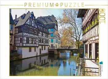 Calvendo Puzzle Petite France, Stra&szlig;burg 1000 Teile, 64x48cm