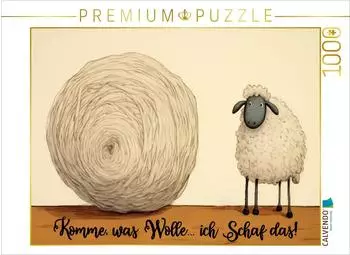 Calvendo Puzzle "Wollschaf" 1000 Teile, 64&times;48cm