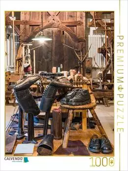Calvendo Foto-Puzzle &bdquo;Alte Werkst&auml;tten, Werkb&auml;nke und Handwerkszeug" 1000 Teile, 64x48cm