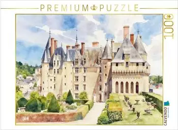 Calvendo Puzzle Schloss Langeais in Frankreich, 1000 Teile, 64x48cm