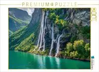 CALVENDO Puzzle Geirangerfjord, Welterbe 1000 Teile Lege-Gr&ouml;&szlig;e 64x48cm Foto-Puzzle