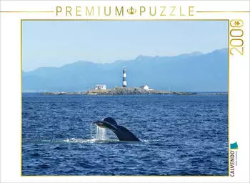Calvendo Puzzle "Whale Watching am Race Rocks Lighthouse" 2000 Teile, 90x67cm
