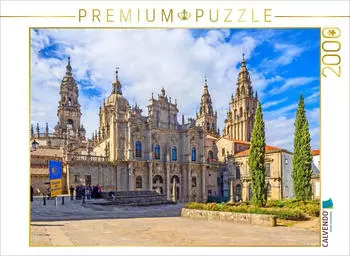 Calvendo Puzzle Kathedrale Santiago de Compostela, 2000 Teile, 90&times;67cm