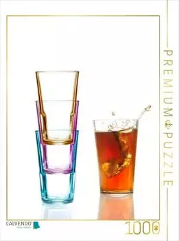 Calvendo Puzzle Cola Splash, 1000 Teile, 64&times;48cm
