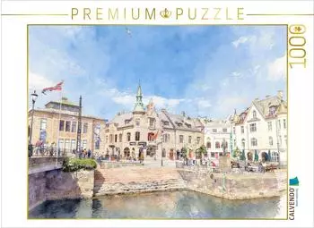 Calvendo Puzzle &Aring;lesund, 1000 Teile, 64&times;48cm