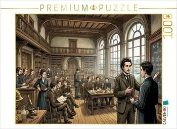 Calvendo 1896 Einstein findet seinen Weg zur Physik, Puzzle 1000 Teile, 64&times;48cm