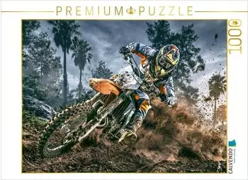 Calvendo Puzzle "Schlammfont&auml;nen im Vollgasrausch" 1000 Teile 64x48cm