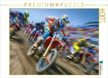 Calvendo Puzzle &bdquo;Adrenalin auf zwei R&auml;dern", 1000 Teile, 64x48cm