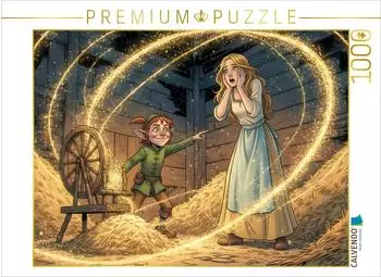 Calvendo Puzzle &bdquo;Rumpelstilzchen fordert ihr erstes Kind" 1000 Teile, 64&times;48cm