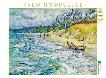 Calvendo Puzzle &bdquo;Weststrand auf dem Darss", 2000 Teile, 90&times;67cm