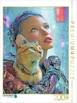 Calvendo Puzzle Cyberpunk Neonwelt, 2000 Teile, 90&times;67cm