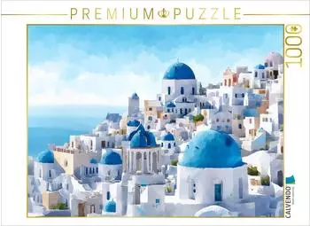 Calvendo Foto-Puzzle Oia, Santorini, Griechenland, 1000 Teile, 64&times;48cm