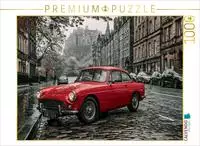 CALVENDO Puzzle Edinburgh, Geheimnisse am Morgen 1000 Teile Lege-Gr&ouml;&szlig;e 64x48cm