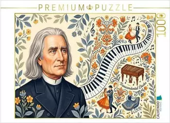 Calvendo Puzzle Franz Liszt (1811-1886), 1000 Teile, 64&times;48cm