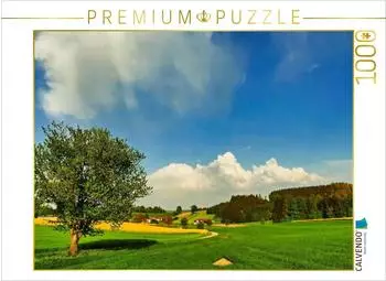 Calvendo Puzzle Fr&uuml;hling im Augsburger Land, 1000 Teile, 64x48cm