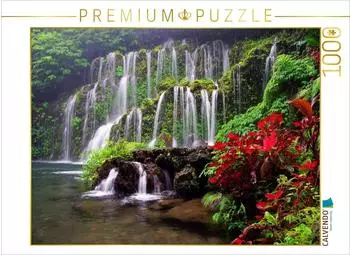 Calvendo Puzzle Banyu Wana Amertha Wasserfall, 1000 Teile, 64x48cm