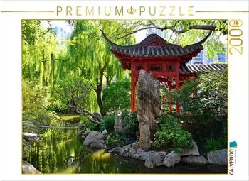 Calvendo Puzzle &bdquo;Chinesischer Garten" 2000 Teile, 90&times;67cm