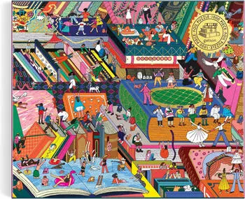 galison Novel Neighborhood Foil-Puzzle 1000 Teile (9780735375956)