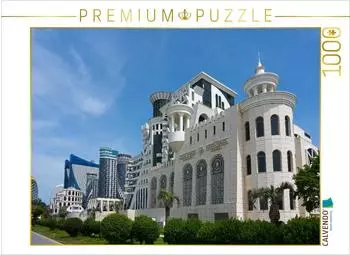 Calvendo Puzzle "H&auml;user an der Promenade in Batumi" 1000 Teile, 64&times;48cm