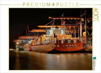 Calvendo Containerschiff San Felipe Majoro Puzzle 1000 Teile, 64&times;48cm