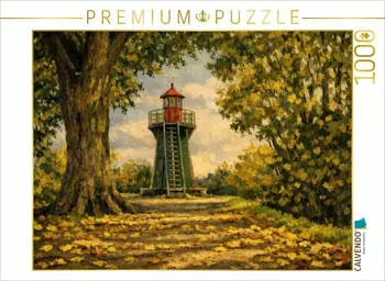 Calvendo Puzzle "Leuchtfeuer Bunthaus" 1000 Teile, 64×48cm