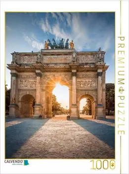 Calvendo Puzzle Carrousel Arc de Triomphe, Mus&eacute;e du Louvre, Paris, 1000 Teile, 64&times;48cm