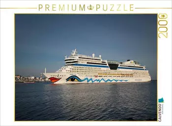Calvendo Puzzle Aida Stella in der Hafeneinfahrt, 2000 Teile, 90×67cm