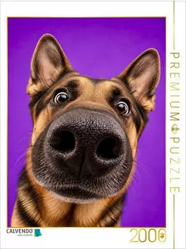 Calvendo Puzzle Deutscher Schäferhund 2000 Teile, 90×67cm