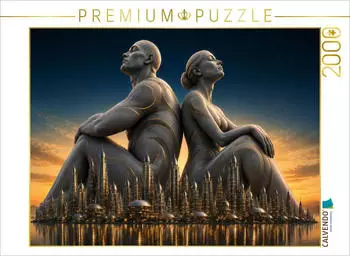 Calvendo Puzzle „Die Hüter der Zeit" 2000 Teile, 90×67cm