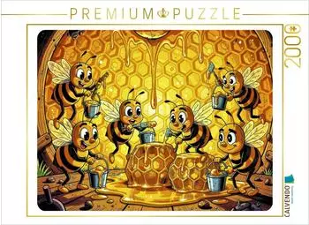 Calvendo Puzzle &bdquo;Achtung, ich bin bewaffnet&hellip; mit Charme und Honig!" 2000 Teile, 90&times;67cm