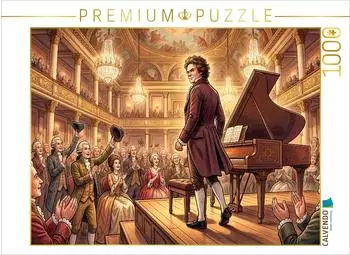 Calvendo Puzzle „Beethoven wird Wiens neuer Stern" 1000 Teile, 64×48cm