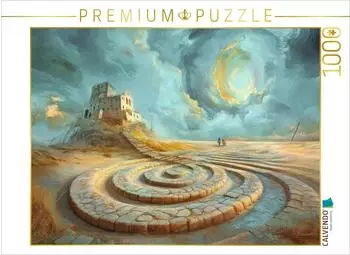 Calvendo Puzzle „Surreales steinernes Labyrinth" 1000 Teile 64×48cm