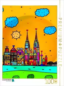 Calvendo Puzzle K&ouml;ln, Foto-Puzzle, 1000 Teile, 64&times;48cm