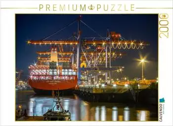 Calvendo Containerschiff Cap San Lorenzo, Luxembourg &ndash; Puzzle 2000 Teile, 90&times;67cm