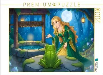 Calvendo Puzzle "Der Froschk&ouml;nig &ndash; Der Frosch fordert sein Versprechen ein" 2000 Teile, 90&times;67cm