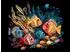 Calvendo Puzzle Fische in Quilling-Technik, 1000 Teile, 64×48cm