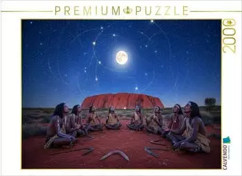 Calvendo Puzzle "Aborigines im Altertum und die Traumzeit" 2000 Teile, 90&times;67cm