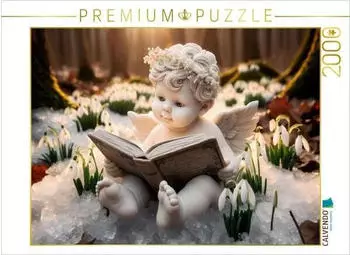 Calvendo Puzzle "Putte im fr&uuml;hen Winterlicht" 2000 Teile, 90&times;67cm